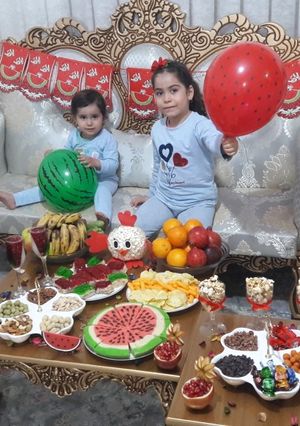 عکسی از دستور میز شب یلدا