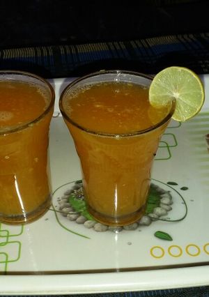 A picture of Bael juice.