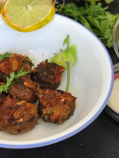 A picture of Stuffed Mushrooms.