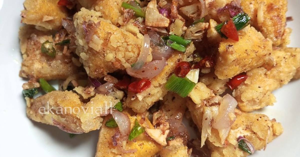 Resep Tahu Cabe Garam Krispi Oleh Eka Novianti Cookpad