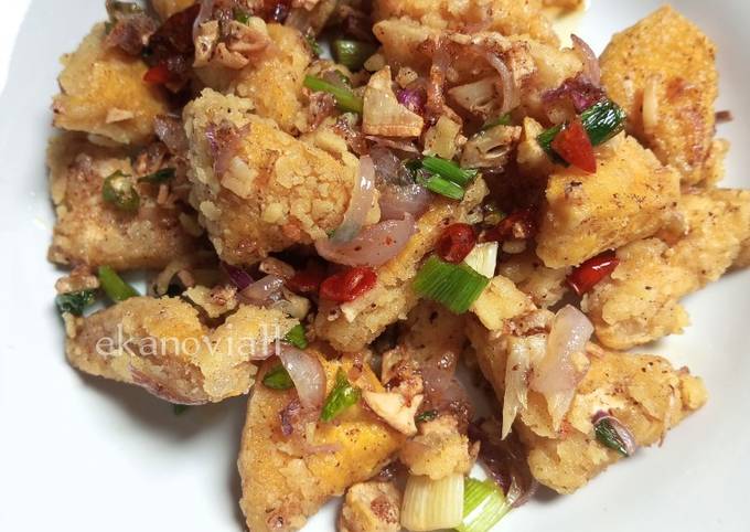 Resep Tahu Cabe Garam Krispi Oleh Eka Novianti Cookpad