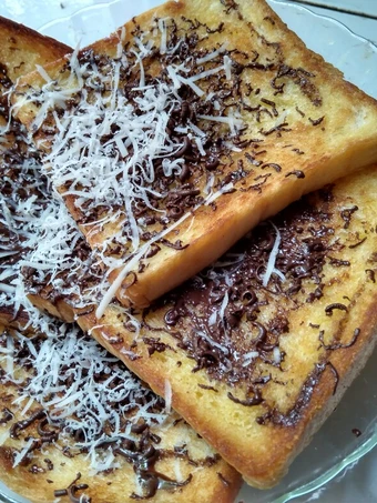 Langkah Gampang Membikin Resep Roti Panggang Tevlon Coklat Keju yang Uenak Anti Ribet, Sempurna