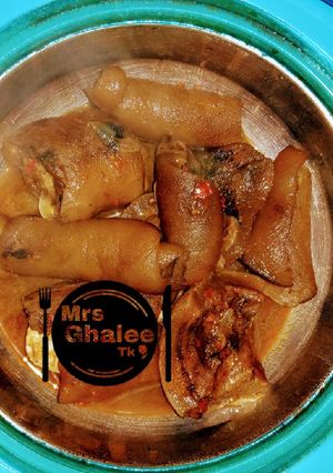 A picture of Cow tail pp soup.