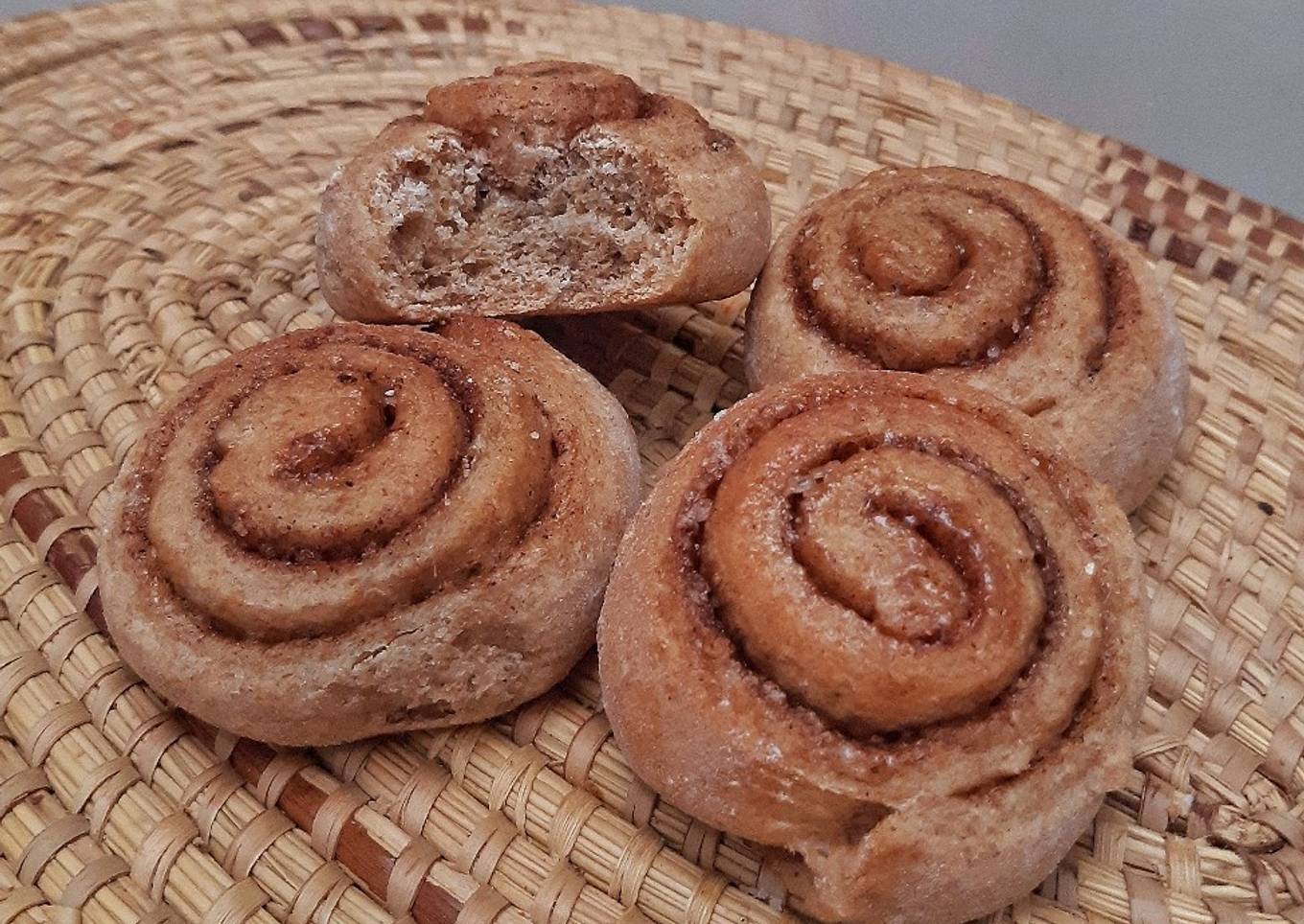 Roles de canela veganos y saludablesđ„°