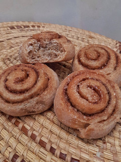 Una foto de Roles de canela veganos y saludables🥰