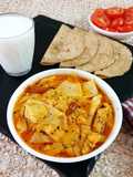 Gathiya Papad ki Sabji