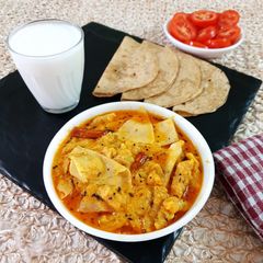 A picture of Gathiya Papad ki Sabji.