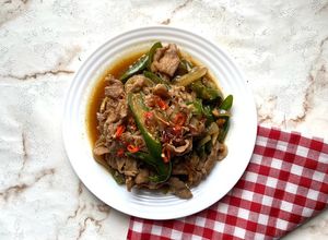 Foto resep Tumis Slice Beef Cabe Hijau