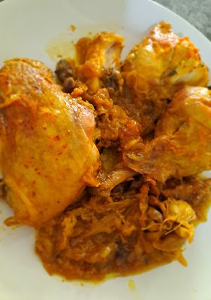 عکسی از دستور مرغ مشهدی