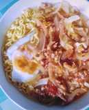 Mì trứng thịt rau củ đầy đủ dinh dưỡng không lo nổi mụn