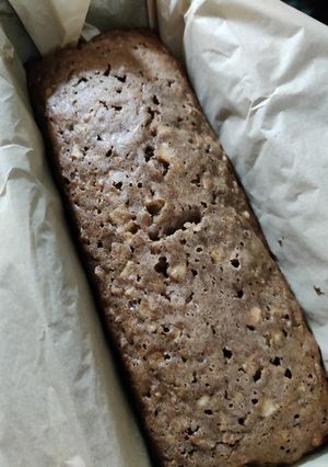 A picture of Apple cake (with buckwheat flour).