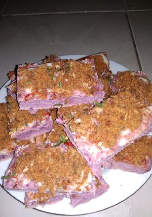 Foto resep Roti abon ubi ungu