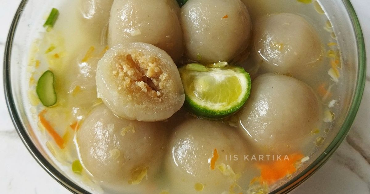 Cilok Kuah Goang (Isi Ayam Teriyaki)