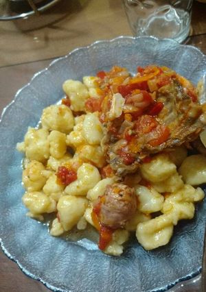 Una foto de Ñoquis de papa caseros