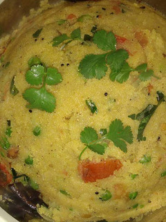 A picture of Sooji Upma.