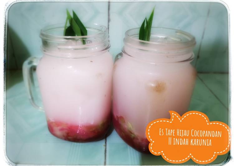 Resep Es Tape Hijau Cocopandan | Resep Bumbu Es Tape Hijau Cocopandan Yang Mudah Dan Praktis