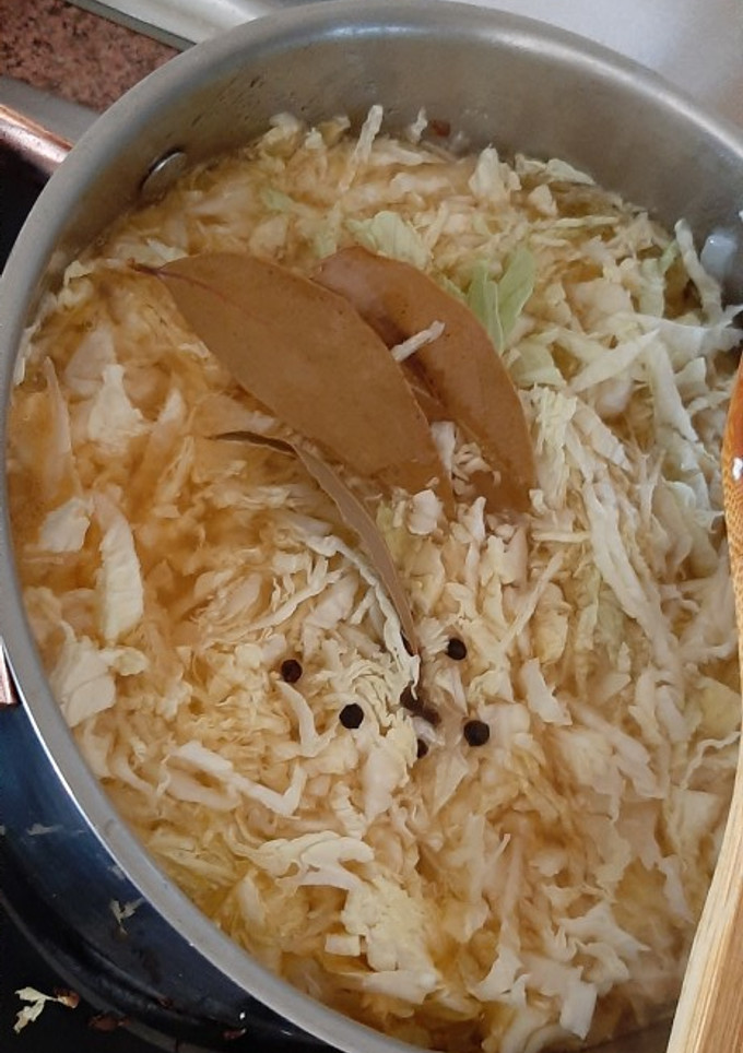 Una foto de Repollo con carne