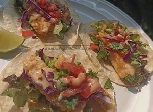 Una foto de Tacos de pescado capeado