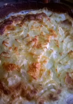 Una foto de Papas a la crema a mi manera