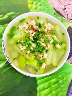 Hình của món Canh Bầu Nấu Tôm.
