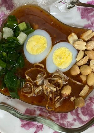 Hình của món Bánh tráng chấm.