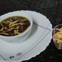 A picture of Curry leaves gravy.