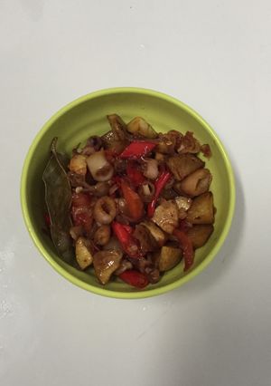 Foto resep Jengkol cumi manis