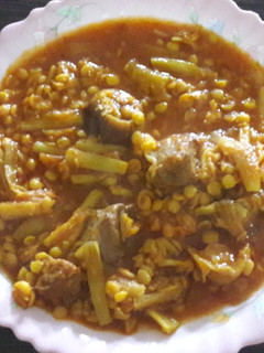 عکسی از دستور خورشت قیمه کنگر
