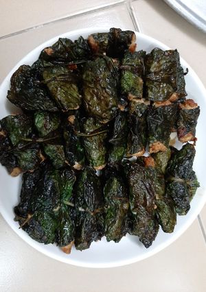 Hình của món Chả lá lốt và chả xương xông.