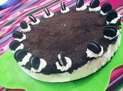 Una foto de cheesecake oreo