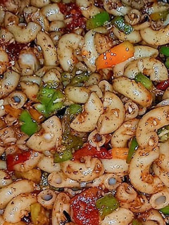A picture of Masala macaroni.