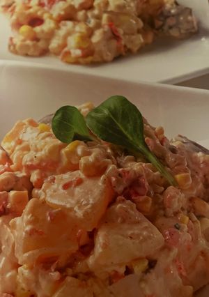 Zdjęcie przepisu Sałatka z kurczaka z makaronem (Książka Thermomix).