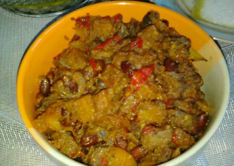 Cara memasak Sambal goreng hati+ kacang merah Anti Gagal