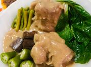 A picture of peanut butter pork
