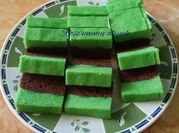 Gambar brownies kukus pandan