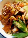 ไก่เทอริยากิ (แบบอบในกะทะ)