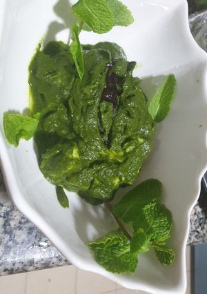 A picture of Palak Paneer.