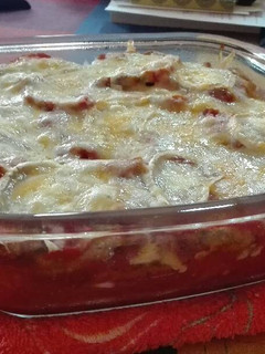 Una foto de Pastel de Berenjena