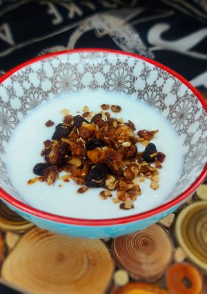 Házi granola recept fotója