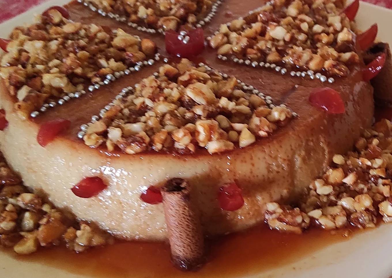 Coffee caramel pudding