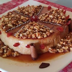 Coffee caramel pudding A picture of Coffee caramel pudding.