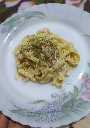 Foto resep Fettucini Carbonara