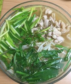 phở nước luộc gà