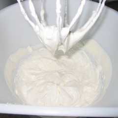 Una foto de Crema chantilly