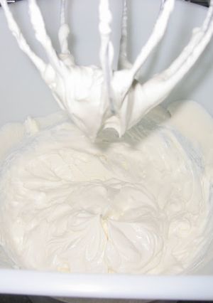 Una foto de Crema chantilly