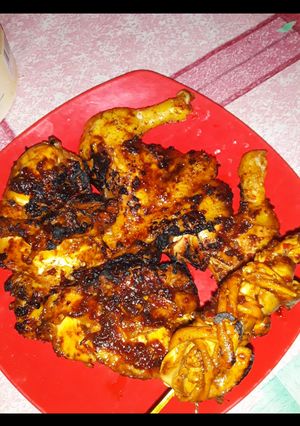 Foto resep Ayam bakar pedas asam manis