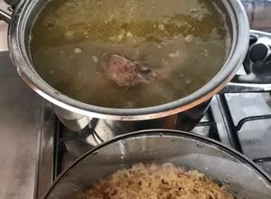 Una foto de Sancocho de tres carnes
