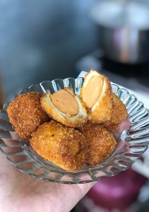 Foto resep Roti Goreng isi Sosis yummy❤️