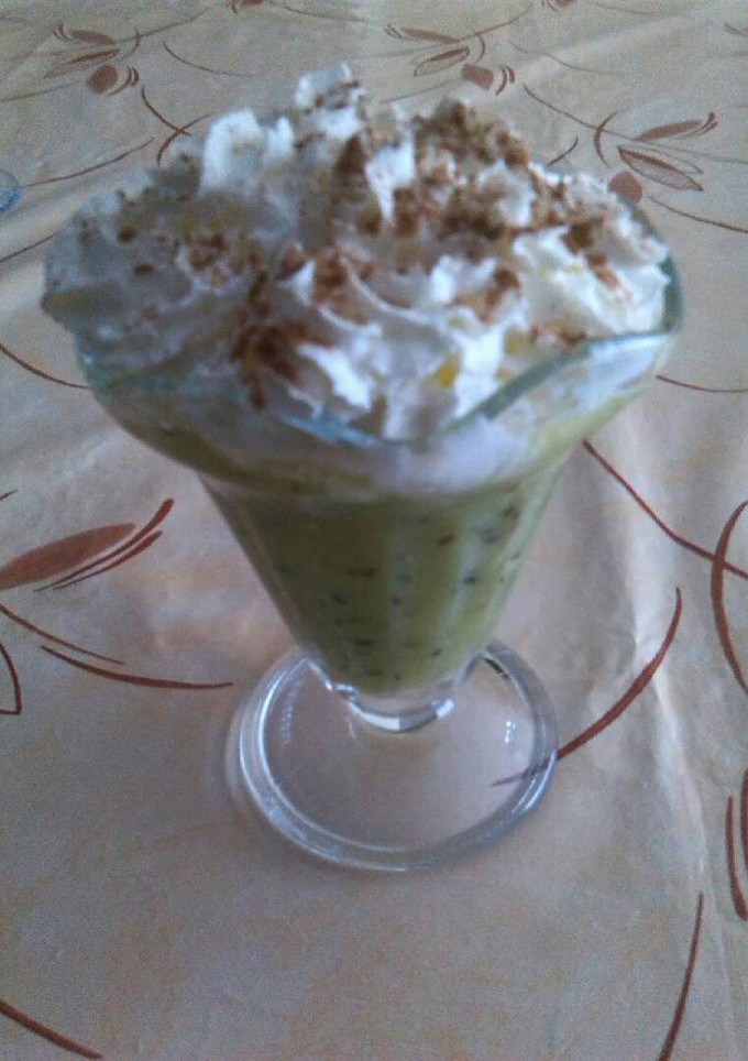 Una foto de Copa de fruta con nata
