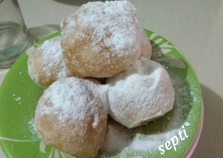 resep cara mengolah Donat Ketan